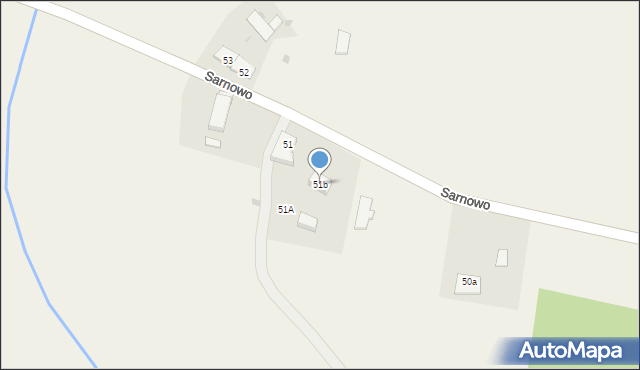 Sarnowo, Sarnowo, 51b, mapa Sarnowo