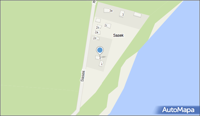 Sasek, Sasek, 2, mapa Sasek