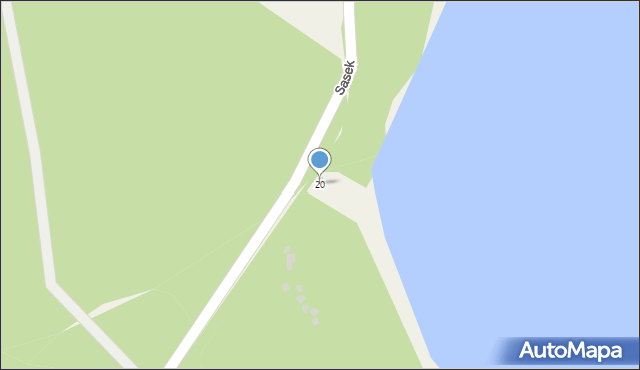 Sasek, Sasek, 20, mapa Sasek