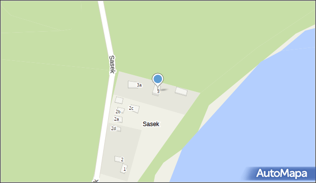 Sasek, Sasek, 3, mapa Sasek