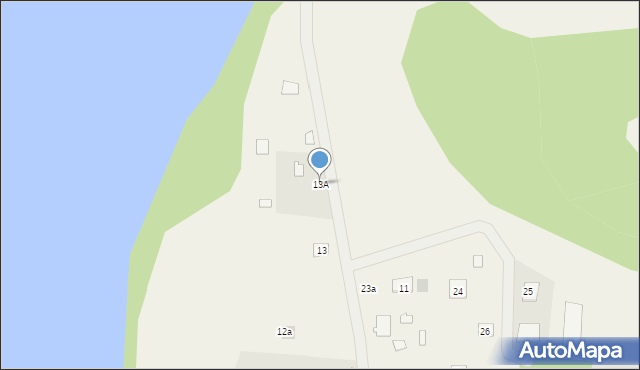 Sasek Mały, Sasek Mały, 13A, mapa Sasek Mały