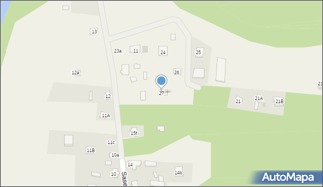 Sasek Mały, Sasek Mały, 27, mapa Sasek Mały