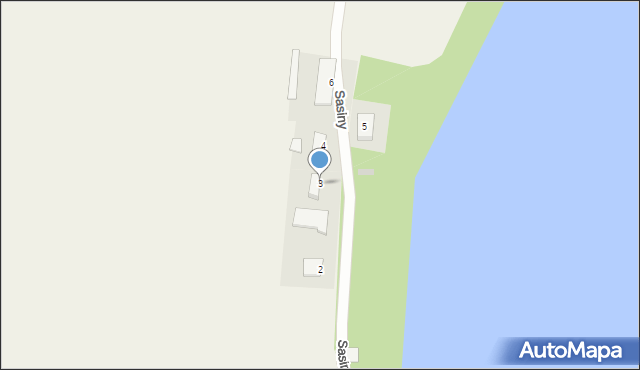 Sasiny, Sasiny, 3, mapa Sasiny