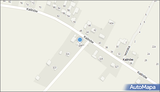 Sąspów, Sąspów, 325, mapa Sąspów