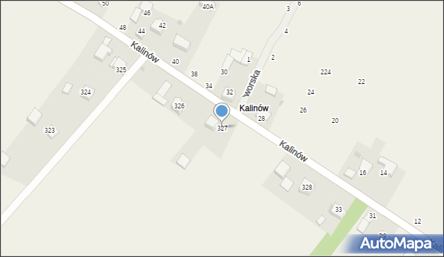 Sąspów, Sąspów, 327, mapa Sąspów