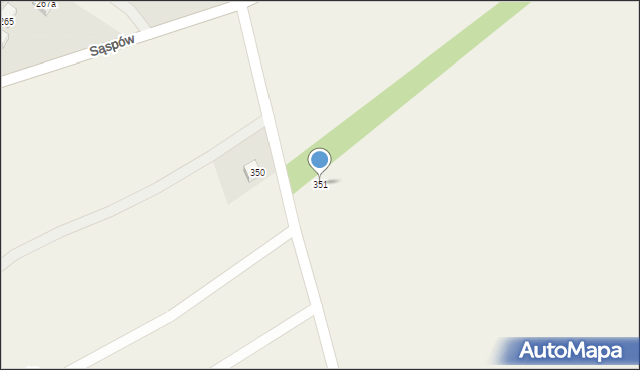 Sąspów, Sąspów, 351, mapa Sąspów
