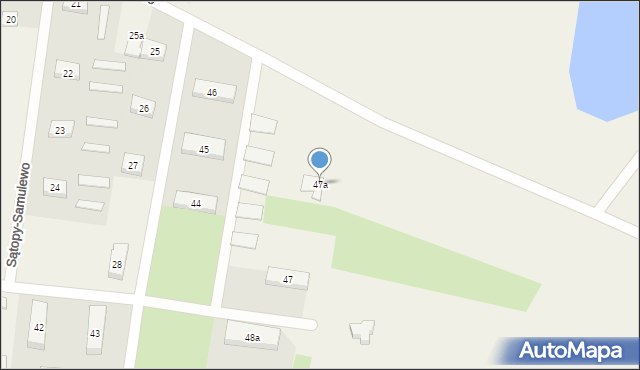 Sątopy, Sątopy, 47a, mapa Sątopy