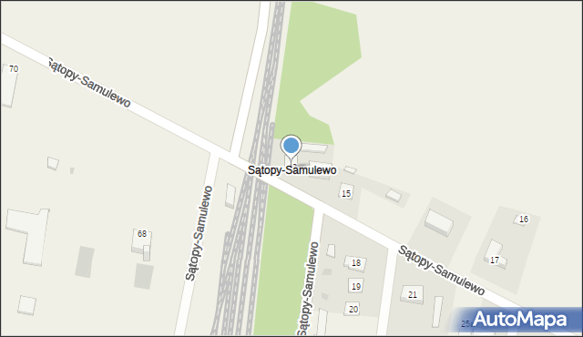 Sątopy-Samulewo, Sątopy-Samulewo, 13, mapa Sątopy-Samulewo