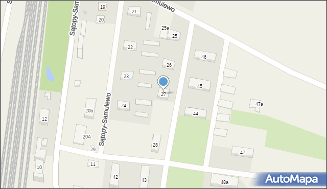 Sątopy-Samulewo, Sątopy-Samulewo, 27, mapa Sątopy-Samulewo