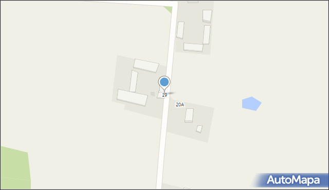 Sątrzaska, Sątrzaska, 19, mapa Sątrzaska