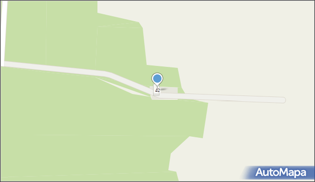 Sątrzaska, Sątrzaska, 42, mapa Sątrzaska