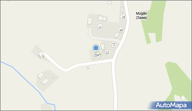 Sawa, Sawa, 22A, mapa Sawa