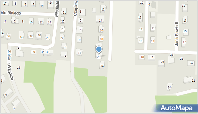 Sierakowice, Sambora, 22, mapa Sierakowice