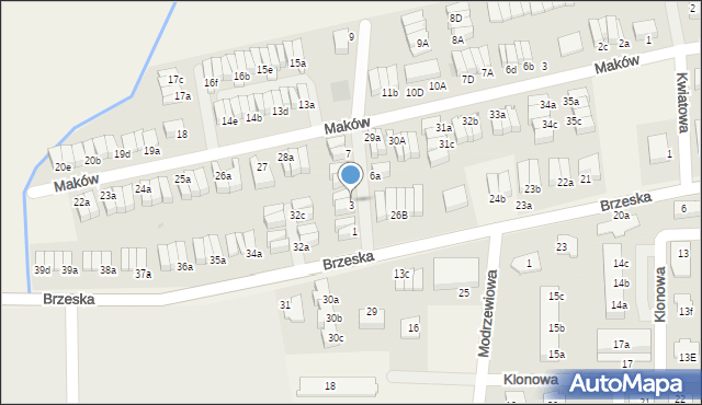 Skarbimierz-Osiedle, Sadowa, 4, mapa Skarbimierz-Osiedle