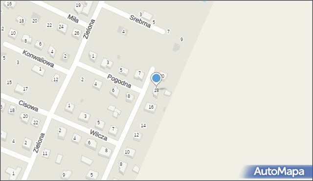 Skórcz, Sadowa, 18, mapa Skórcz