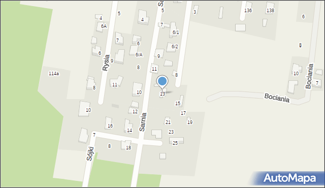 Sobolewo, Sarnia, 13, mapa Sobolewo