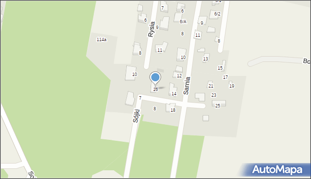 Sobolewo, Sarnia, 16, mapa Sobolewo