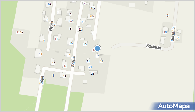Sobolewo, Sarnia, 17, mapa Sobolewo