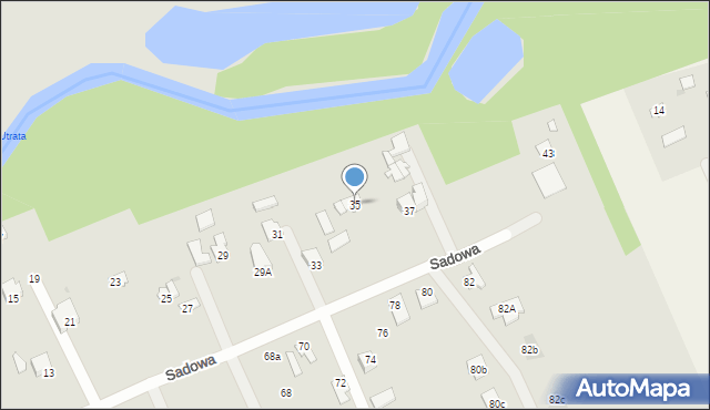 Sochaczew, Sadowa, 35, mapa Sochaczew
