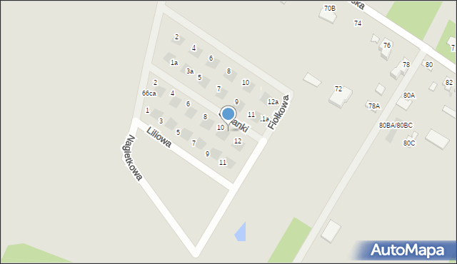 Sochaczew, Sasanki, 10a, mapa Sochaczew