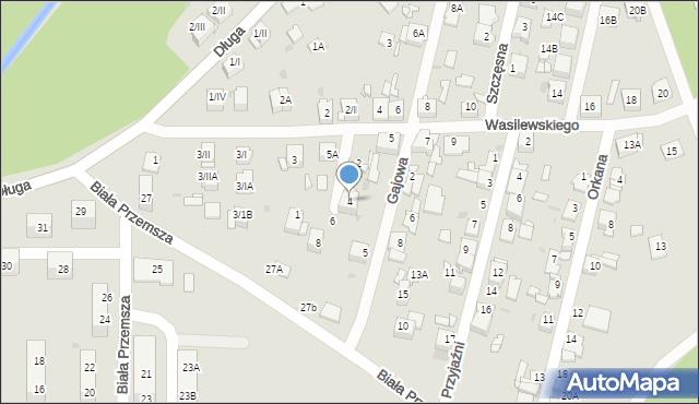 Sosnowiec, Sarnia, 4, mapa Sosnowca