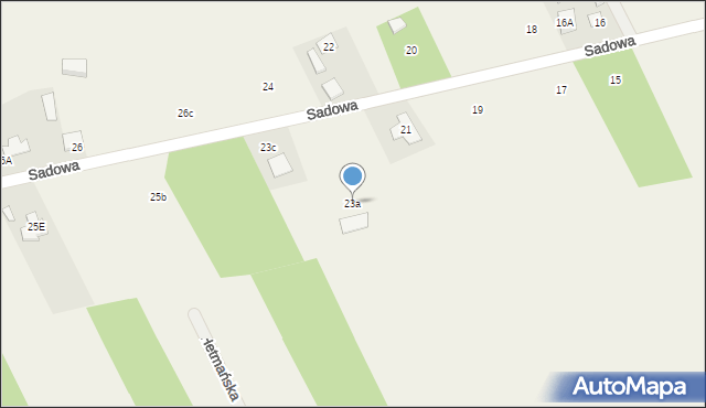 Stachowo, Sadowa, 23a, mapa Stachowo