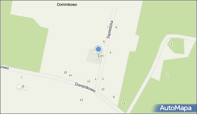 Stajenczynki, Sąsiedzka, 3, mapa Stajenczynki