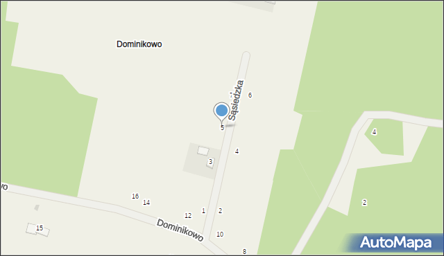 Stajenczynki, Sąsiedzka, 5, mapa Stajenczynki