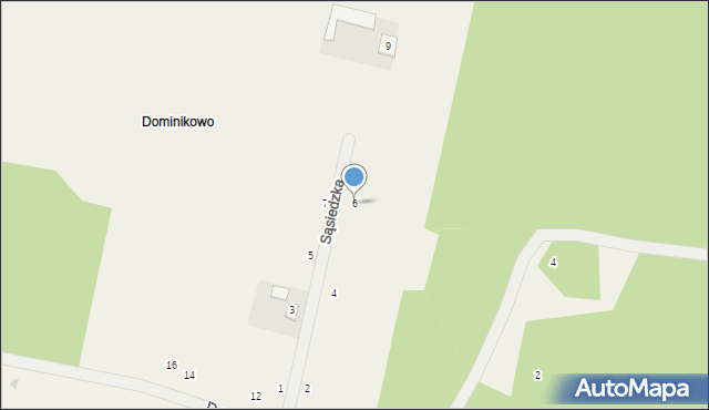 Stajenczynki, Sąsiedzka, 6, mapa Stajenczynki