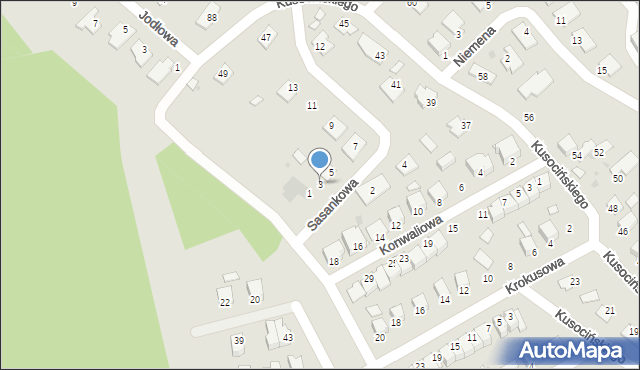 Stalowa Wola, Sasankowa, 3, mapa Stalowa Wola