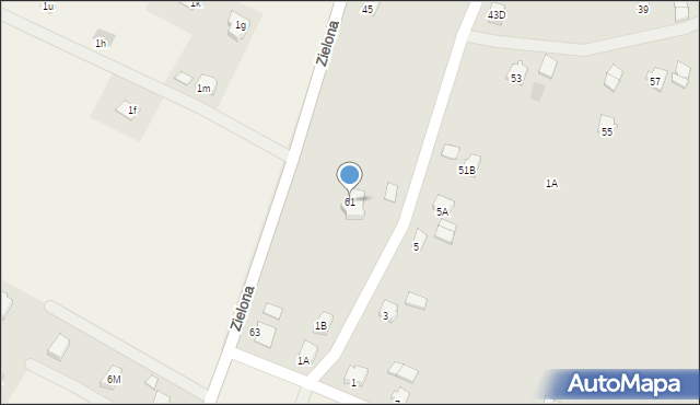 Strzyżów, Sadowa, 61, mapa Strzyżów