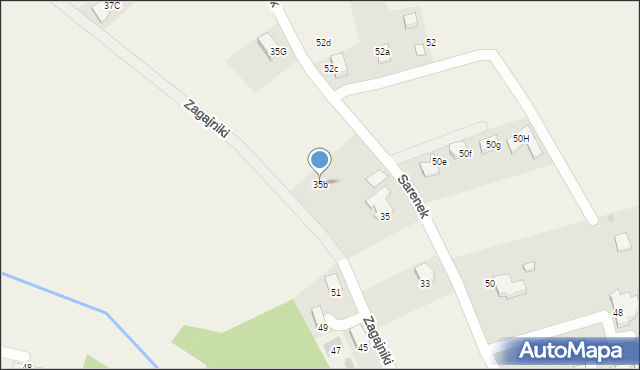 Studzienice, Sarenek, 35b, mapa Studzienice