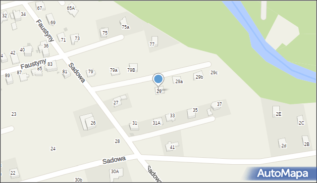Sułkowice, Sadowa, 29, mapa Sułkowice