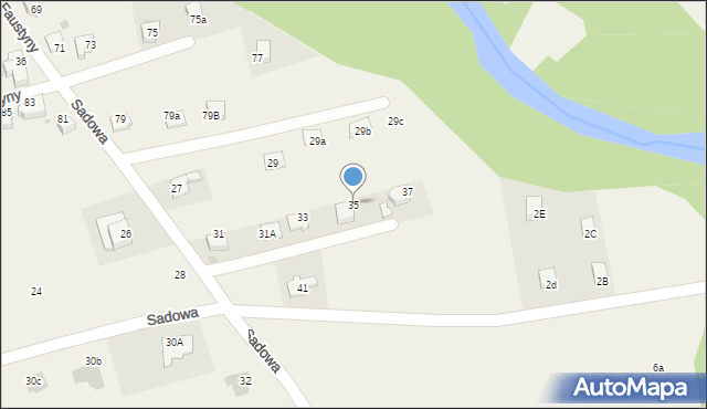 Sułkowice, Sadowa, 35, mapa Sułkowice