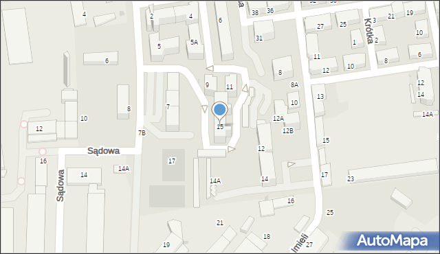 Świętochłowice, Sądowa, 15, mapa Świętochłowice