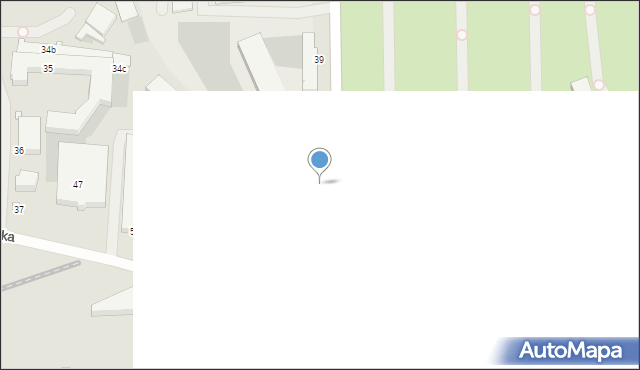 Szczecin, Santocka, 39g, mapa Szczecina