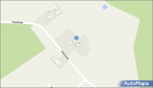 Szpęgawsk, Sadowa, 2, mapa Szpęgawsk