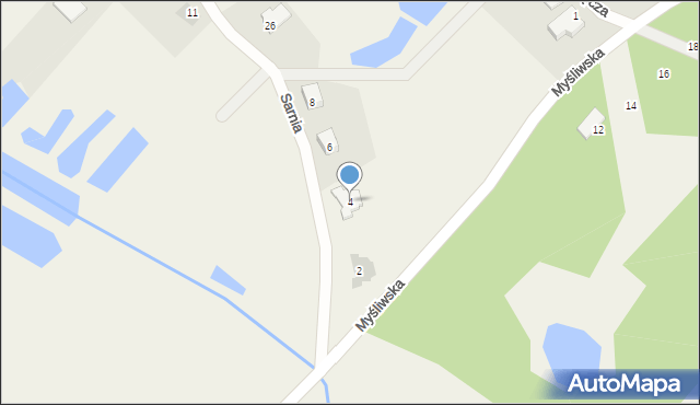 Tomaszkowo, Sarnia, 4, mapa Tomaszkowo