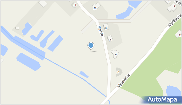 Tomaszkowo, Sarnia, 5, mapa Tomaszkowo