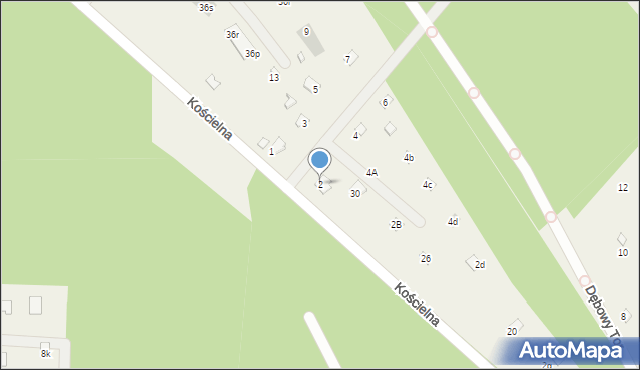 Topolina, Sarmacka, 2, mapa Topolina