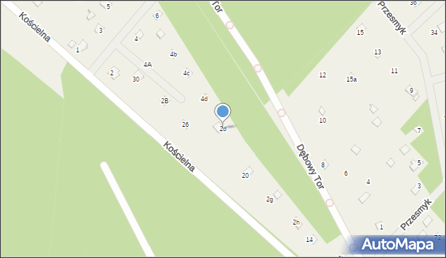 Topolina, Sarmacka, 2d, mapa Topolina