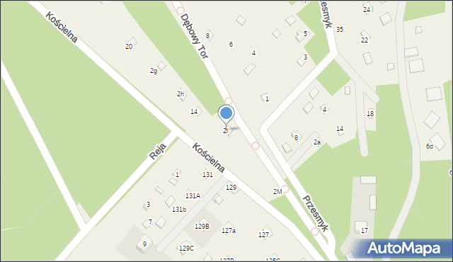 Topolina, Sarmacka, 2l, mapa Topolina