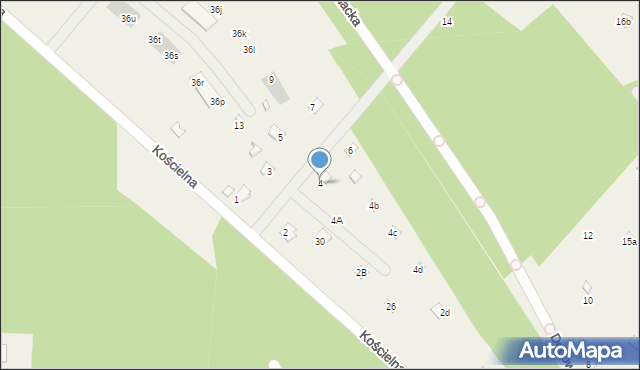 Topolina, Sarmacka, 4, mapa Topolina