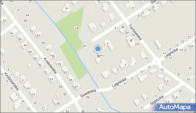 Toruń, Sanocka, 2B, mapa Torunia