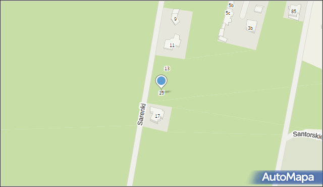 Truskaw, Sarenki, 15, mapa Truskaw