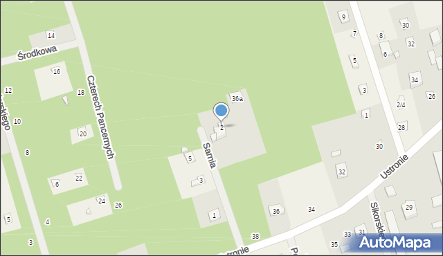 Ustronie, Sarnia, 2, mapa Ustronie
