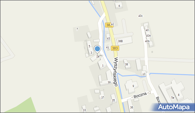 Walim, Samorządowa, 1a, mapa Walim