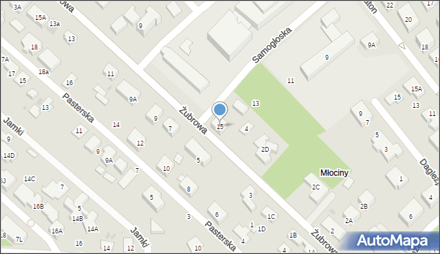 Warszawa, Samogłoska, 15, mapa Warszawy