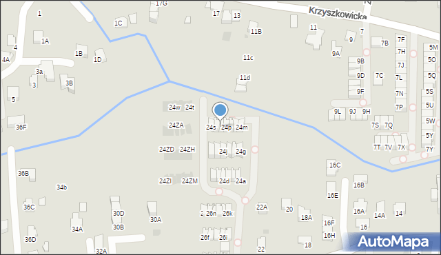 Wieliczka, Sadowa, 24q, mapa Wieliczka