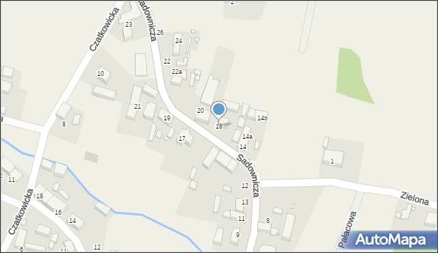 Wierzchowice, Sadownicza, 18, mapa Wierzchowice